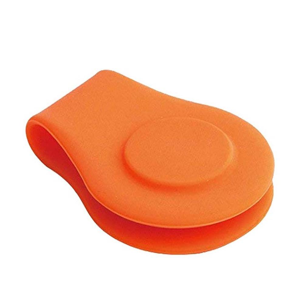 Attaches Silicone For Golfer Golf Ball Marker Golf Cap Clip Golf Hat Clip Ball Marker Holder