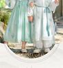 Children's Bamboo Rabbit Hanfu Princess Dress - Autumn Tang Suit Costume