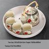 Anmu Ceramic Gongfu Tea Set with Teapot & Tray