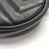 [Gebraucht] Gucci gesteppte Leder GG Marmont Matelassé Gürteltasche 38/95 'Schwarz' - Gut #1TOV7IS