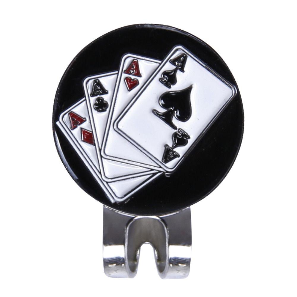 Accessories Electroplated Gold Hat Clip Ball Coin Mark Golf Cap Clip Golf Ball Marker Golf Hat Clip
