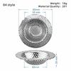 Kitchen Sink Filter Stainless Steel Mesh Sink Strainer Filter Bathroom Sink Strainer Drain Hole Filter Sewer Screen Strainers
