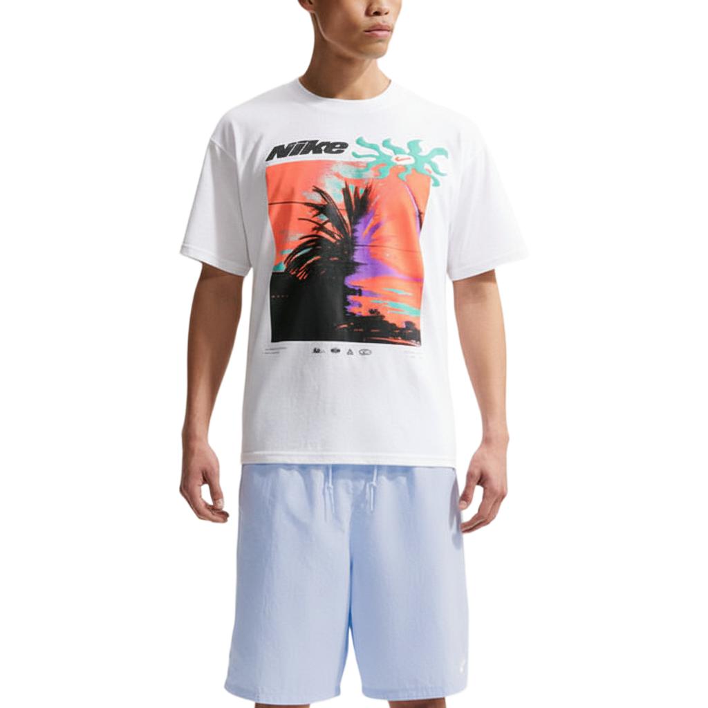 

Nike Sports Casual Crew Neck Knitted Short Sleeve T-Shirt Men tops IH1372-100 S