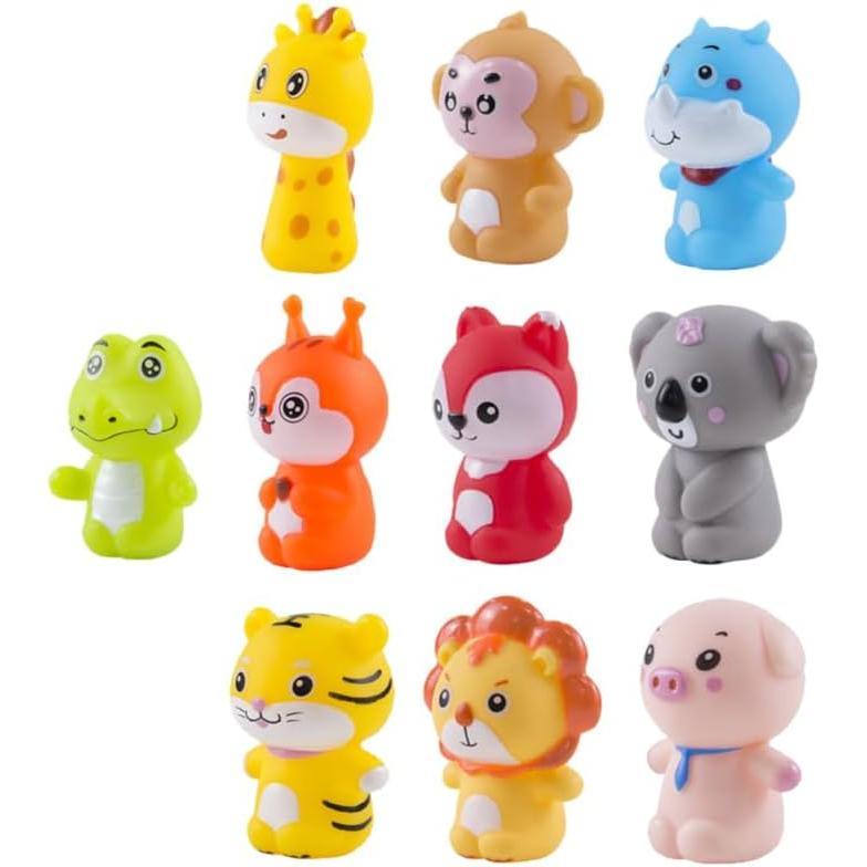 KOMBIUDA 2 Sets Animal Finger Puppets Toys for Toddlers Finger Play Role Playing Storytelling Party Favors Toddler Games