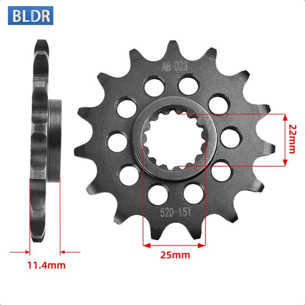 520 15T 45T Front Rear Sprocket Gear Wheel Cam for Husqvarna 701 Enduro for K*TM 400 EGS-E 400 LC4 E Enduro 690 Enduro front 15T