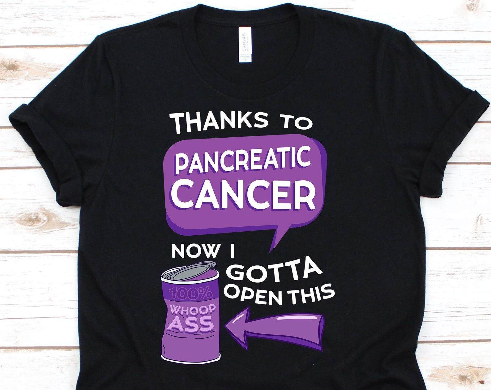Pancreatic Cancer Shirt, Pancreatic Cancer, Cancer Awareness, Cancer Support, Purple Awareness, Pancreatic Shirt, Pancreas 4XL