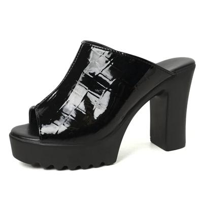 Sell New Women Slippers Fashionable Thick Sole Gladiator Party Shoes Women High Heel Sandals High Heel Fish Mouth Shoes