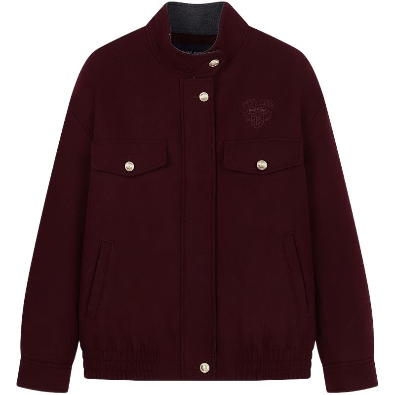 Teenie Weenie Women's Retro Stand-Collar Sweater Coat