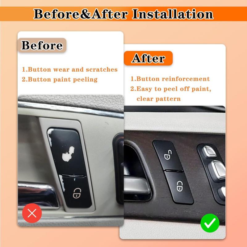 Front Door Lock Buttons Switch Replace for Mercedes Benz C-Class E-Class GLK W204 W207 W212 W166 W176 2049058402 2049058502