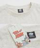[IMPROVES] Casual [TOM & JERRY] Custom-made Buddies Vintage-Like Long Sleeve T-Shirt, Men's, White