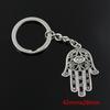 Vintage Hamsa Hand Evil Eye Keychain - Protection Charm for Car & Backpack, Perfect Festival Gift