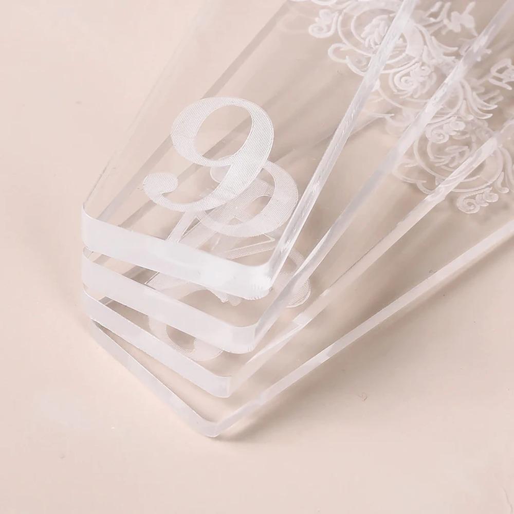 2Pcs Acrylic Cookie Balance Ruler Tranasparent Rolling Pin Guide Stick  Pastry