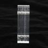 10PCS Clear Design False Nail Tips Display Stand Magnetic Acrylic Strip Display  Nail Art Practice