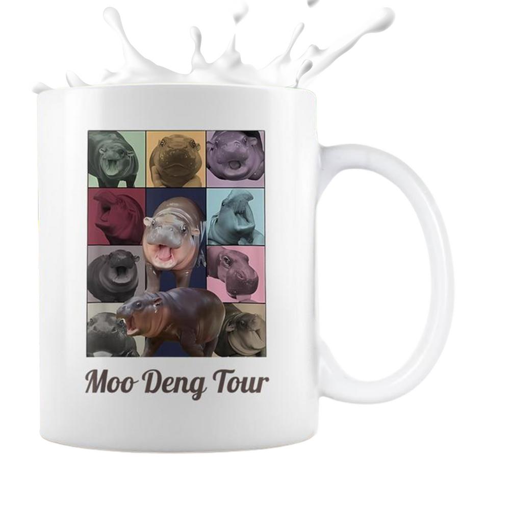 Ceramic Coffee Cup Hippo Lover Ceramic Mug 350ml Cute Hippo Pattern Coffee Cup Farmhouse Tabletop Drinkware For Adults Kids OTHER