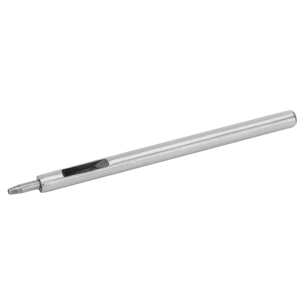 3pcs 1.5mm Hole Size Round Hole Puncher Straight Round Punch DIY Punch Tool  For Belts