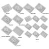 Silicone Storage Box Mould Silhouette Mold DIY Rectangular Casting Mould Non Stick Gift Box Plaster Air Hand Craft Casting Mould