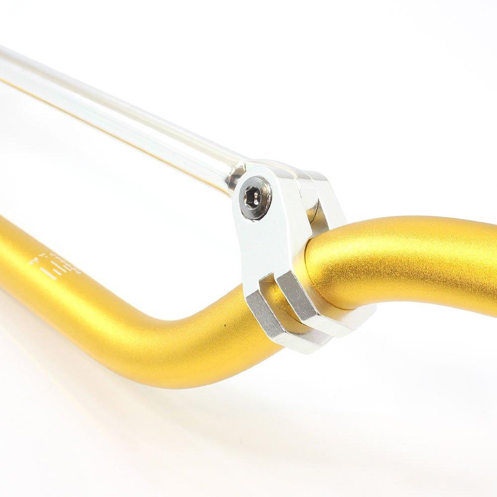 Rise Corporation Handlebars for Handlebars with Handle High T05Z9990078GL Off-Road 22.2mm Brace, Type, Aluminum, Gold,
