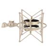 60mm Microphone Shock Mount, High Sound-Isolating Microphone Clip Holder Mount, Anti-Vibration Microphone Shock Mount for Broadcast and Recording