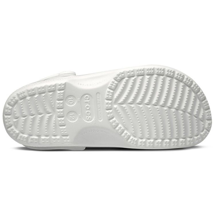 Crocs Unisex Classic Clog White EVA Classic Beach Outdoor Breathable Clogs 2cm 10001-100