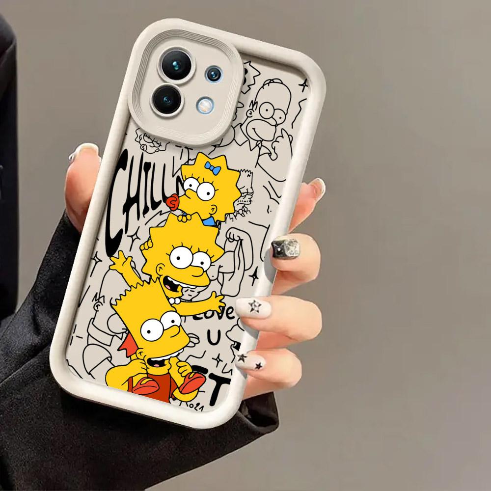 Cartoon The-Homer-S-Simpsons Case for Xiaomi Mi 13T 14T 15 15T Pro 17 Ultra Poco M7 M8 F8 F7 X6 X7 X8 Pro Max Shockproof Cover