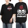 Punk Rock Band Green Day Dookie Graphic T Shirts Women Gothic Vintage Short Sleeve T-shirt Fashion Casual Oversized T-shirts