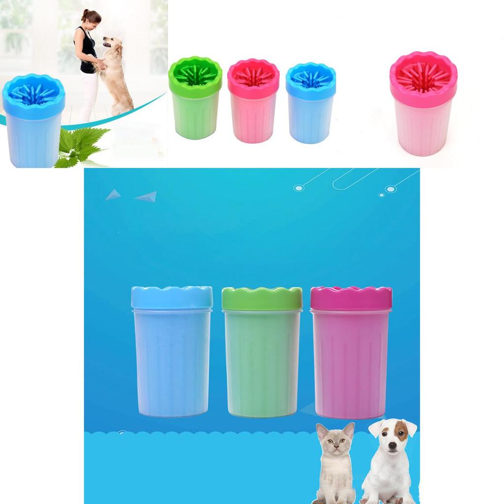 Premium Silikon Haustier Pfotenwaschbecher Für Mühelose Hunde- und Katzenpfotenreinigung