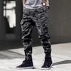High Street Camouflage Overalls Men's Multi-Pocket Tights Small Foot Casual Pants
