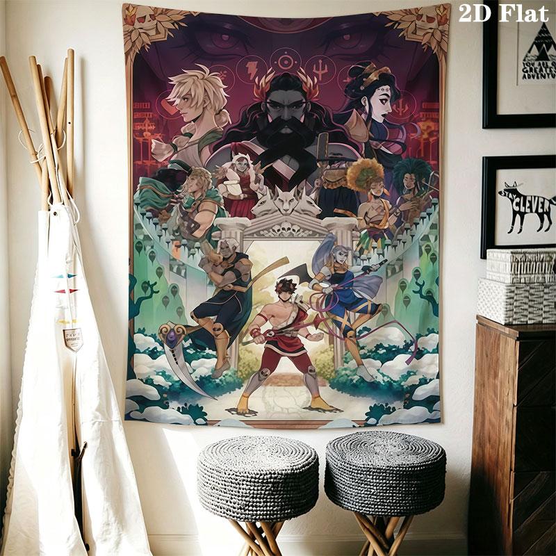 Hades poster Wall Hanging Printed Fabric Blanket Decorative Tapestries for Bedroom Living Room Home Decor