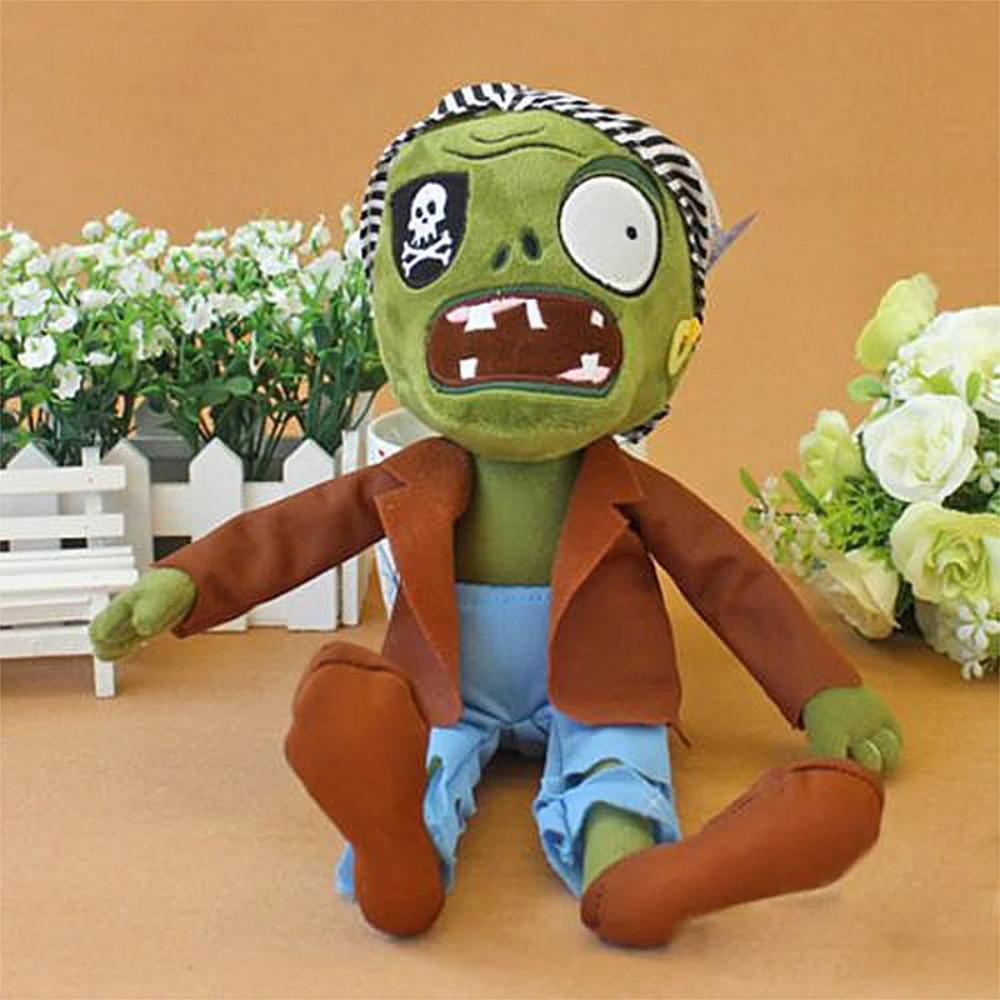 15-20cm Plant with Zombie Plush Toy 30cm PVZ Giant Hat Pirate Duck Zombie Plush Doll Plush Toy Christmas Birthday Gift for Kids
