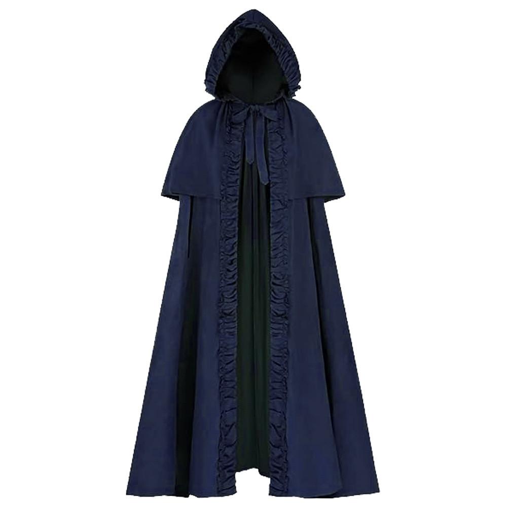 Elf Knight Cape Medieval Role Play Cloak With Polyester Material For Halloween And Theatrical Use