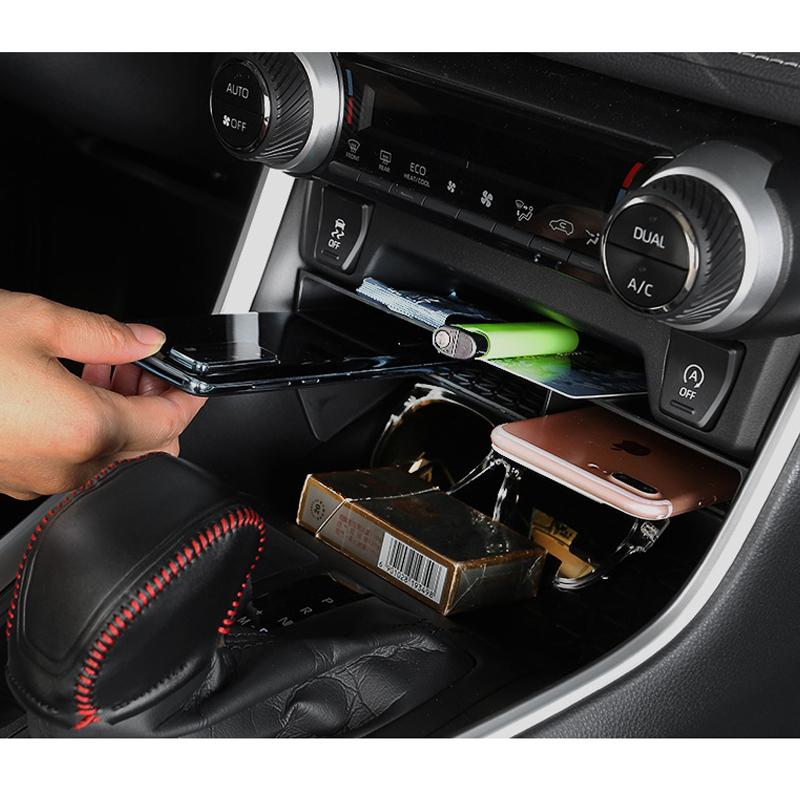 New Style For Toyota Rav4 XA50 -   Car Central Storage Organizer Container Box Holder Interior Accessories