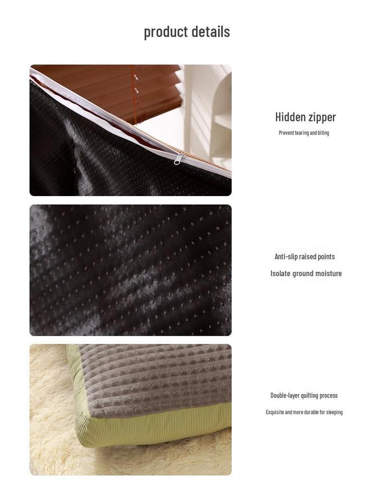 All-Season Washable Detachable Pet Bed: Large, Warm Sofa for Cats & Dogs