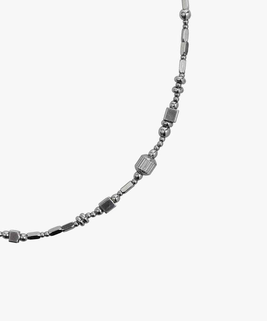 Riomeu Silver Artificial Necklace : Rioan088