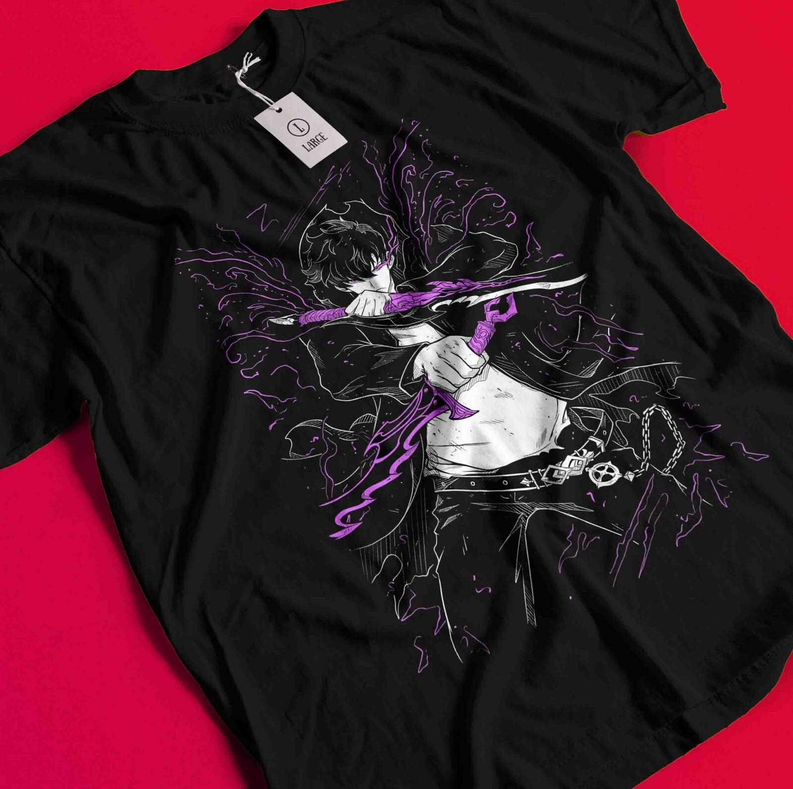 

Футболка Solo Leveling Футболка Сон Джин-у Футболка Ча Хэ-ин Футболка Антарес Аниме Подарок BB815 2XL