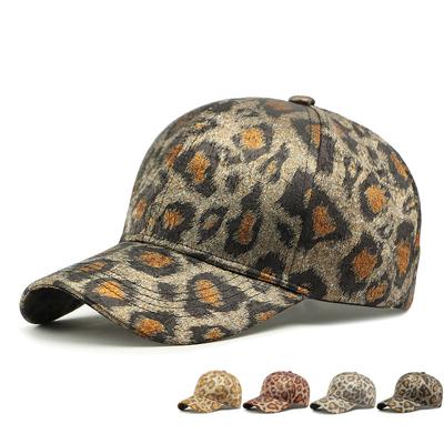 Spring Leopard Print Baseball Cap Women's Outdoor Sun Hat
