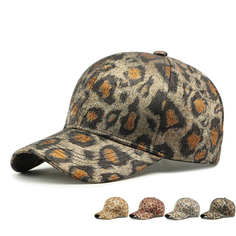 Spring Leopard Print Baseball Cap Women's Outdoor Sun Hat