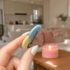 2pcs Oval Design Button Shape Hairpins Sweet Cute Barrettes Candy Color Hair Clip  Daily Wear