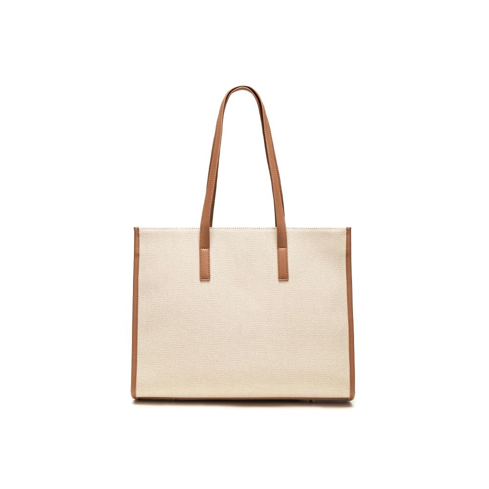 Champion Rectangle Tote Bag L Ss26 Fashion Versatile Trendy Daily Commuting Fabric Splicing Artificial Leather Shoulder Bag Regular U6AACPU83