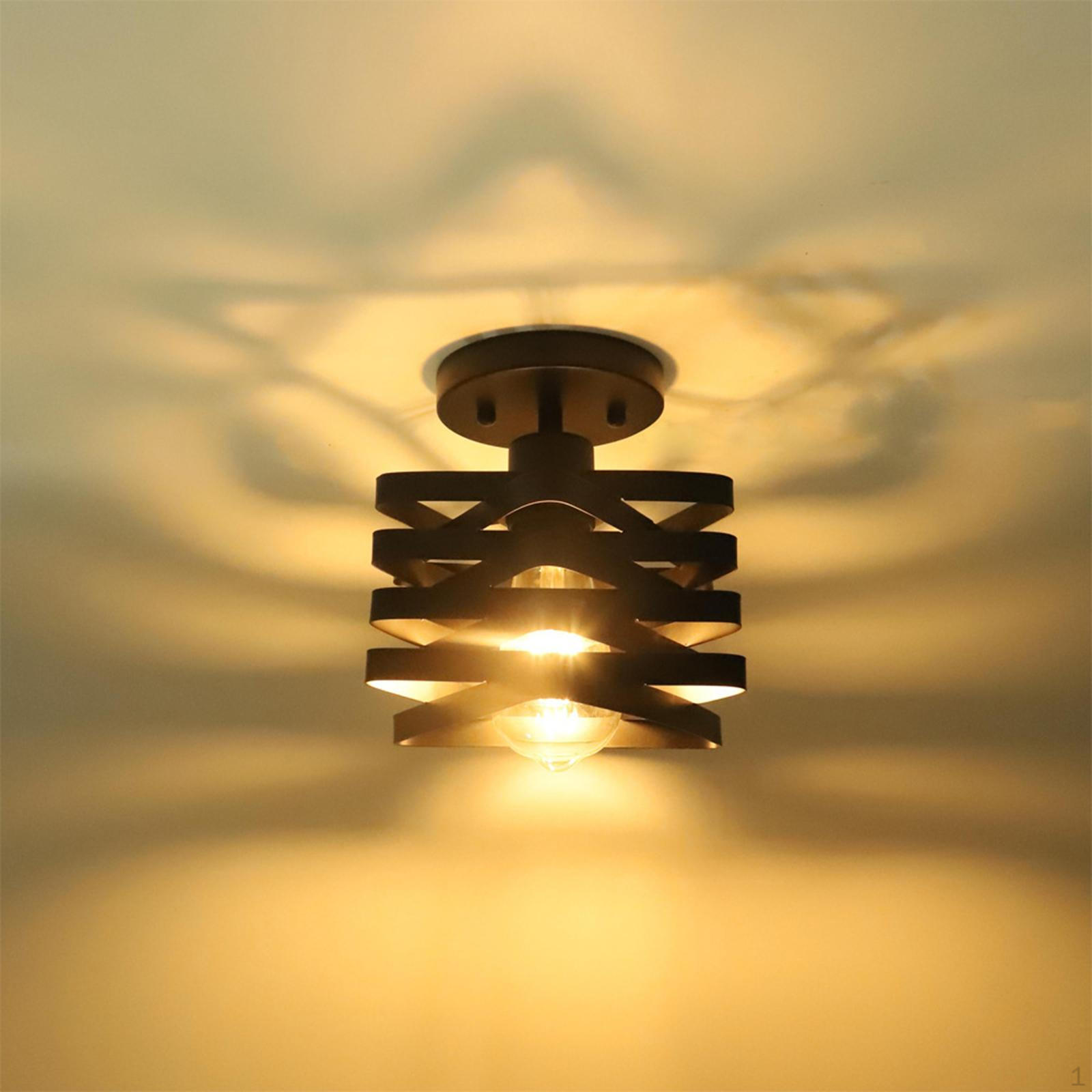 LED Ceiling Light Shade Kitchen Wrought Iron Pendant