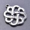 Silver Color Satan Charm Pentagram Star Moon Accessories Witch Celtic Knot No Fade DIY Stainless Steel Charms For Jewelry Making