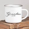 Pregnancy Announcement Coffee Mugs For Grandparents Grandma and Grandpa est 2024 tea cup Gifts mug for New Grandparents