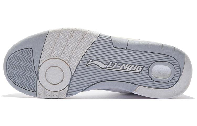 Li Ning 937 Deluxe Hi Synthetic Leather Abrasion Resistant, Lightweight, And Breathable High top Skateboard Shoes AZGS044-1