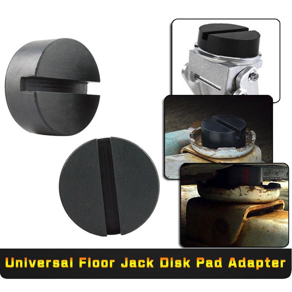 TAKISITO Car Rubber Disc Pad Car Jack Rubber Mat Frame Protector Rail Floor Jack Guard Adapter Tool Jack Lifting Disc