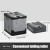 Portable Folding Toilet for Camping Travel Folding Car Emergency Toilet with Cover Seat Toilet Reusable Toilet for Adults Kids