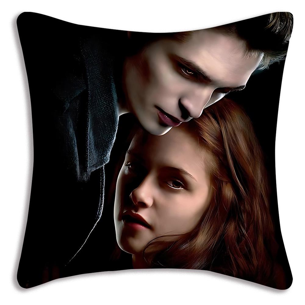 Classic Movie For Twilights Pillow Covers Cartoon Sofa Decorative Home Double-sided Printing Short Plush Cute Cushion Cover
