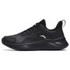 Textile, Synthetic Leather Slip Resistant Abrasion Resistant Support Low Top Running Shoes Women's Black 922245527-4