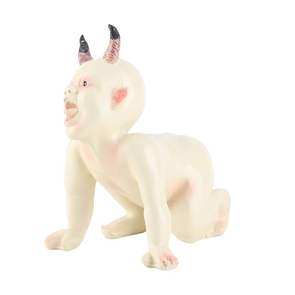 Halloween Scary Ghost Baby Puppe Harz Statue Handwerk Halloween Spukhaus Dekoration