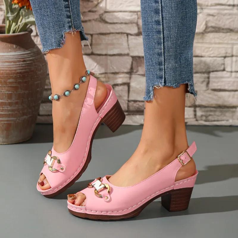 Fashion Chunky Platform Wedges Slipper  Sandals Summer 2025 Shoes for Women Open Toe Shoes Sandals Women Platform Shoes