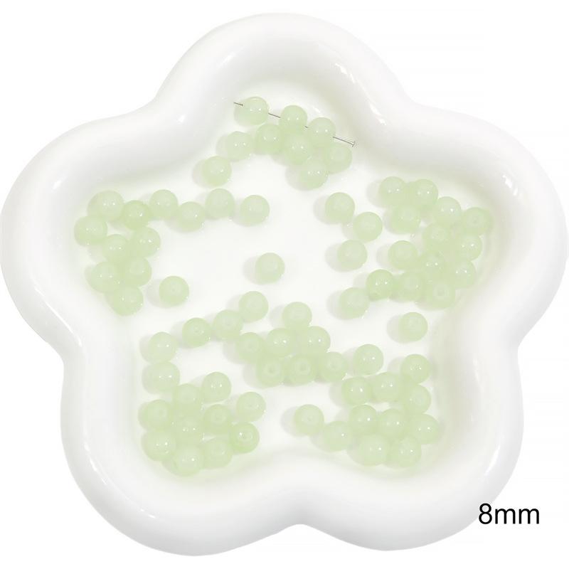 

Стеклянные прозрачные двойные бусины из желе своими руками, свободный материал для сумки, браслета, ювелирных изделий, аксессуаров pore diameter about 1mm 20pcs/bag