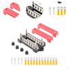 6 Way Power Distribution Block 150A with Cover Marine Bus Bar Battery Busbar for ATV Boat UTV Car